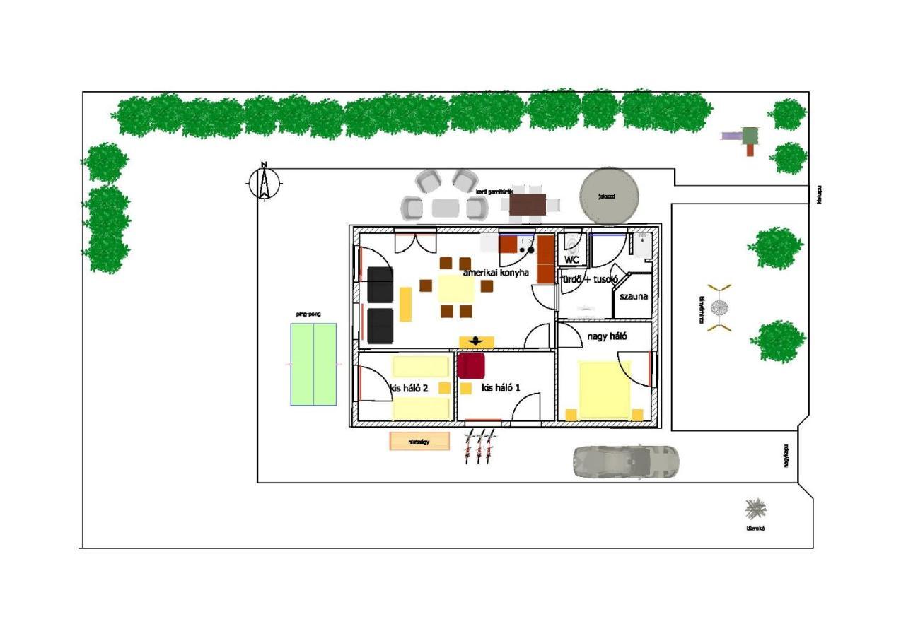 Dunakanyar, Szentendrei Sziget Szamoca Vendeghaz Horany Telen Nyaron Szigetmonostor Exterior photo